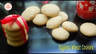 ഗോതമ്പു കൊണ്ട് ഹെൽത്തി കുക്കീസ്‌  Healthy Eggless Wheat cookies [upl. by Edik]