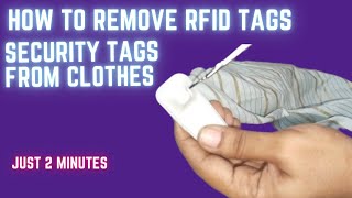 Easiest Way To Remove Security Tag From Clothing clothes in 2 minutes [upl. by Nyra]