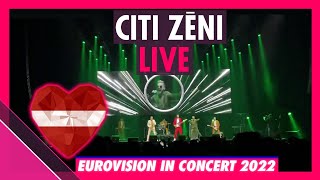 Citi Zēni  quotEat Your Saladquot Latvia 2022 LIVE  Eurovision in Concert [upl. by Kerwin478]