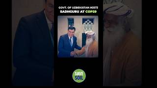 Govt of Uzbekistan Hosts Sadhguru at COP29 [upl. by Swithin]