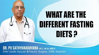 Dr PV Satyanarayan  Different Types of Diets  LCHF Diet  DrPVS Life Style Modification Clinic [upl. by Ahsita]