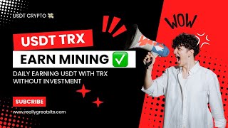 TODAY USDT CRYPTO MINING SITE DAILY EARN MONEY FREE INVESTMENT WITHOUT INVESTMENT 💸 [upl. by Springer]