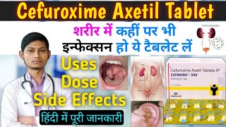 Cefuroxime axetil 500 mg  cefakind 500 mg tablet uses in hindi  Cefuroxime tablets ip 500mg [upl. by Nnaerb]