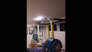 300x 4 bench press with short ROM books as blocks [upl. by Aleahs157]