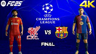 FC 25  Liverpool vs Barcelona  UEFA Champions League Final Match [upl. by Eitsyrk]