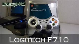 UNBOXING Logitech Wireless Gamepad F710 [upl. by Aranaj]