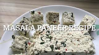 Masala paneer healthy and tasty recipe [upl. by Tanney467]