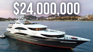 24000000 164 Trinity SuperYacht Tour [upl. by Laerdna]