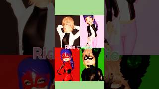 Marinette and Adrien do the Elphaba Glinda rap battle trend wicked ladybugandcatnoir rapbattle [upl. by Stan]