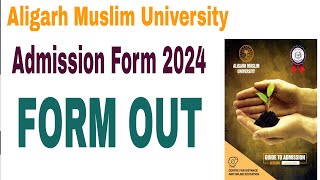 AMU Admission Form 202425 how to fill amu admission form 202425 [upl. by Sinylg]