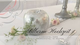 Tischdeko zur Silbernen Hochzeit [upl. by Homerus]