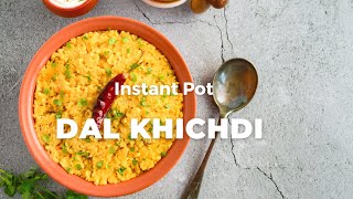 Easy One Pot Dal Khichdi Recipe  Instant Pot Dal Khichdi [upl. by Attennaj224]