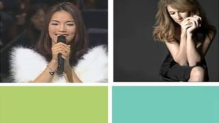 Celine dion vs sohyang vocal battle E3E6 note by note low note high note mixed voice [upl. by Lirbaj]