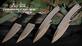 Hibben Legacy Four Piece Throwing Knife Set [upl. by Odinevneib]