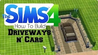 The Sims 4  Cute Driveway w Car [upl. by Schuyler824]