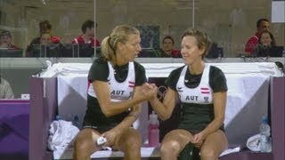 Womens Beach Volleyball Round of 16  RUS v AUT  London 2012 Olympics [upl. by Ahsinawt]