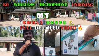 K9 Wireless Microphone 🎙️ Unboxing at  my Smile House 🏡Full Video Watch Now  😎 Microphonevlog [upl. by Fiertz]