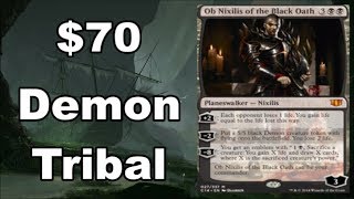 Mono Black Demons  Ob Nixilis Of The Black Oath  Casual EDH Deck [upl. by Eeryn]