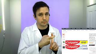 Umm Colgate Baking Soda and Peroxide Whitening Toothpaste [upl. by Enirod]