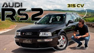 AUDI RS2 NO ACELERADOS Gerson acelera a LENDÁRIA super perua com alma de Porsche [upl. by Nele168]