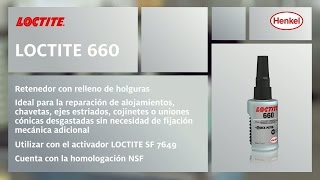 LOCTITE 660  Retenedor Quick Metal [upl. by Cardew263]