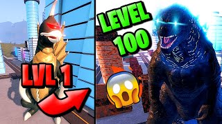 HOW TO LEVEL UP FAST BEGINNERS GUIDE l Kaiju Universe Roblox [upl. by Rina954]