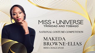 Miss Universe TampT National Costume Competition 2024  MakedaBrowne Elias [upl. by Aia]