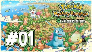 Pokemon Mystery Dungeon Explorers of Sky Playthrough with Chaos part 1 Storm at Sea [upl. by Nalak]