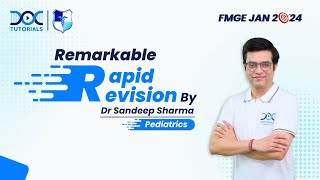 Remarkable Rapid Revision Pediatrics 💪📖  Dr Sandeep sharma  Fmge and Neet Pg [upl. by Danna]