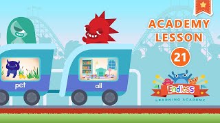 Endless Learning Academy  Lesson 21  CHICKEN DUCK ELEPHANT PET ALL  Originator Games [upl. by Ecinom]