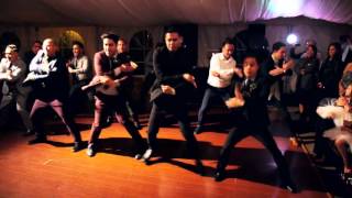 Professional Dancers and Groom Surprise Wedding Dance [upl. by Towland]