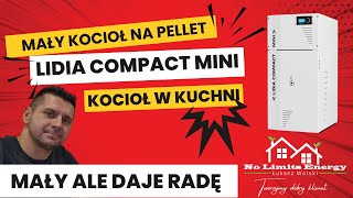 🔥Lidia Compact Mini 10kW 🔥Mały kocioł na pellet w Kuchni idealne dla Małych Domów kocioł na pellet [upl. by Liederman]