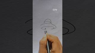 Quick and Easy Girl Drawing Tutorial [upl. by Dianthe]