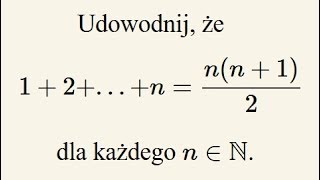 Indukcja matematyczna  omówienie na przykładzie [upl. by Aisylla]