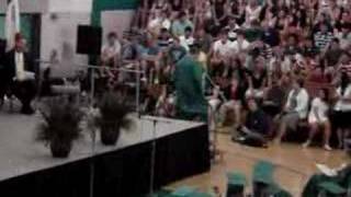 Luke w heelys on at graduation [upl. by Ebbie]