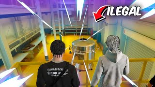 Construí un LABORATORIO N4RCO SECRETO en GTA ROLEPLAY 🥵  Legacy RP [upl. by Raamal]