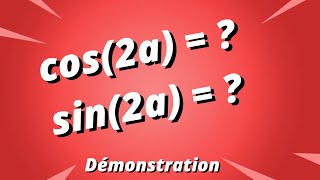 Formules de duplication  démonstration [upl. by Ahseihs]