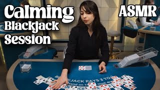 Unintentional ASMR  ♣ Very Soothing Blackjack Dealer ♣ [upl. by Oiramel]