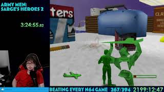 Thabeast Plays Army Men Sarges Heroes 2 part 2 [upl. by Pentheas310]