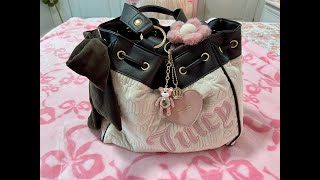 Whats in my Juicy Couture Vintage Dreams Tote amp Madam Glam [upl. by Betz]