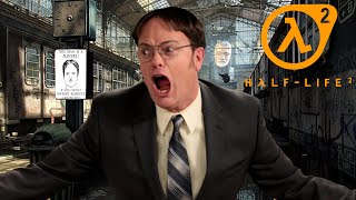 What if Dwight Schrute entered the world of HalfLife 2👨‍💼🎮 [upl. by Namia]