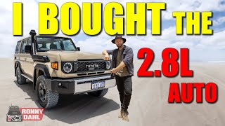 I BOUGHT A 28l AUTO 2024 LANDCRUISER 70 series [upl. by Elletnwahs]