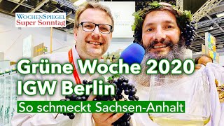 Grüne Woche 2020  So schmeckt SachsenAnhalt [upl. by Bondy]