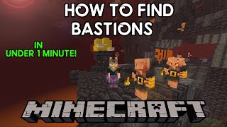 How To Find Bastions in 1 min  Chunkbase Map Locator Minecraft [upl. by Casie]