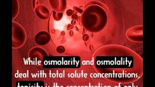 Osmolarity Vs Osmolality Vs Tonicity [upl. by Enitsuga]