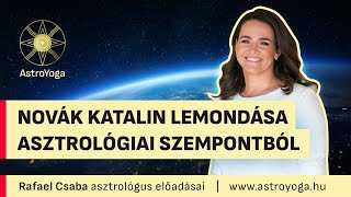 Novák Katalin lemondásáról ASZTROLÓGIAI SZEMPONTBÓL [upl. by Biggs644]