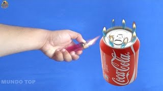 Cómo hacer una hornilla con lata de CocaCola 02 Lifehacks [upl. by Landsman470]