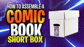 How To Assemble A Comic Book Short Box [upl. by Tierney408]