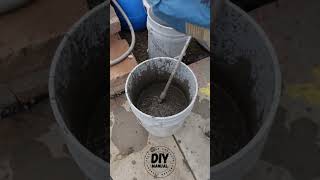 Concrete Mixing Made Easy 5 Gallon Bucket Method [upl. by Anilys]