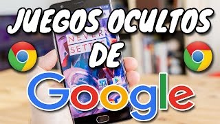 TOP 3 DE JUEGOS OCULTOS EN EL NAVEGADOR DE GOOGLE  ANDROID [upl. by Tenney639]